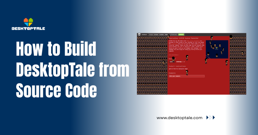 how to build desktoptale from source code